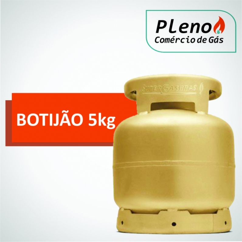 Fornecedor de Botijão de Gás de 5kg Conjunto Residencial Planvile - Botijão de Gás Cheio