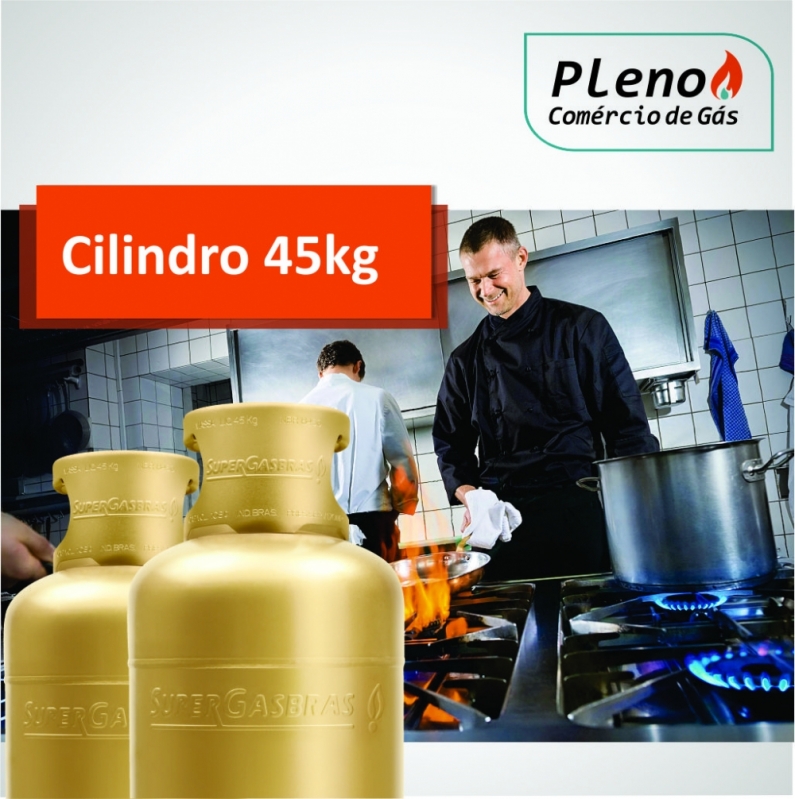 Gás Industrial 45kg Preços Ebenézer - Cilindro de Gás Industrial